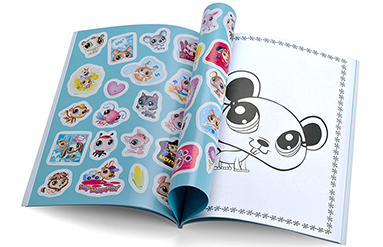 Children Activity Sticker Book Printing