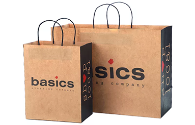 Custom Logo Printed Kraft Paper Bag